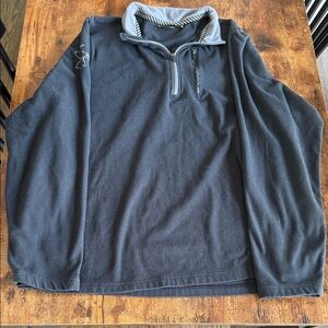 Under Armour Navy/Gray Quarter Zip Fleece Pullover